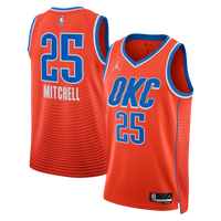 Oklahoma City Thunder Jordan Brand Statement Edition Swingman Jersey - Orange - Ajay Mitchell -