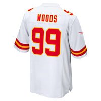 Kansas City Chiefs Peter Woods White jersey – view 3