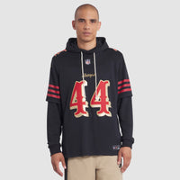 San Francisco 49ers Kyle Juszczyk Nike Black Rivalries Collection Printed Limited Jersey