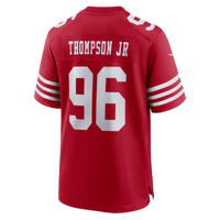 San Francisco 49ers James Thompson Jr Nike Scarlet Team Game Jersey