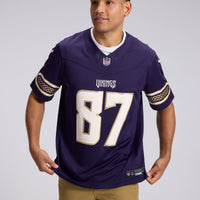 Minnesota Vikings T.J. Hockenson Nike Purple 2026 Rivalries Collection Printed Limited Jersey