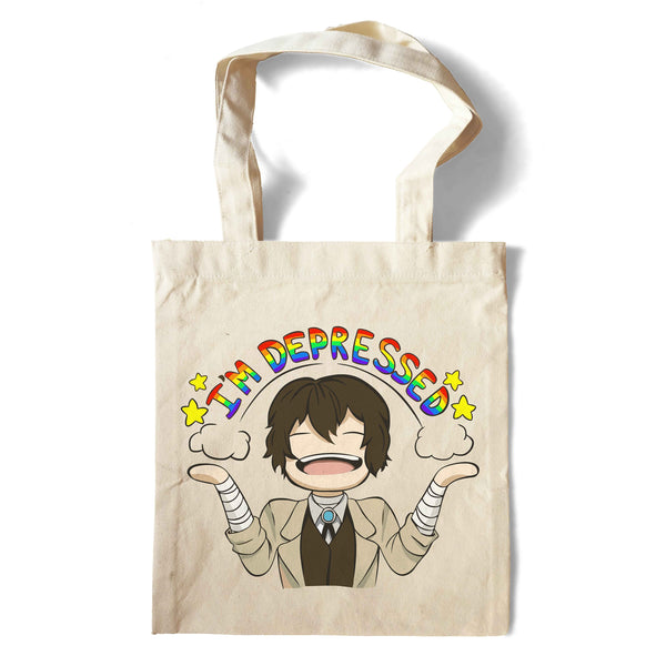 Dazai Depressed - Bungo Stray Dogs Tote Bag