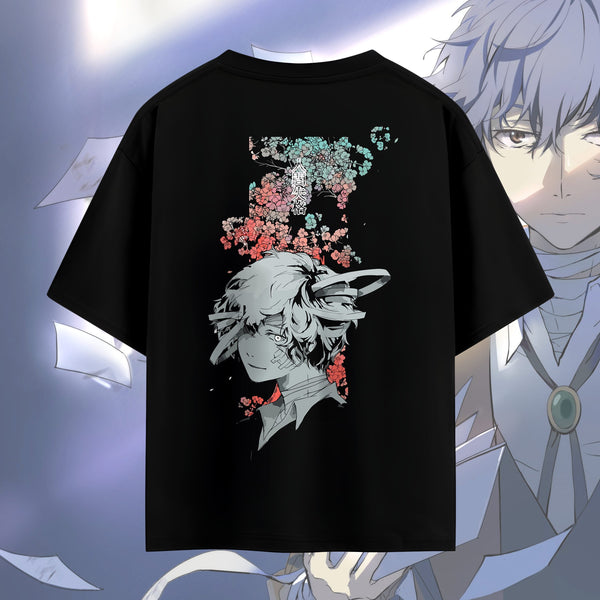 No Longer Human Pastel Text - Bungo Stray Dogs Oversized Tee