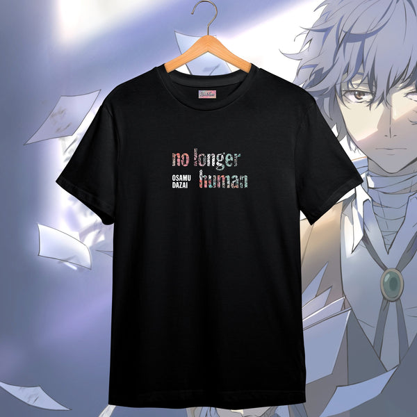 No Longer Human Bold Text - Bungo Stray Dogs Oversized Tee