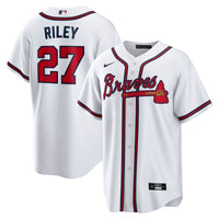 Atlanta Braves Austin Riley Nike White Home Replica Player Jersey