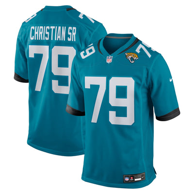 Jacksonville Jaguars Geron Christian Sr. Nike Teal Team Game Jersey