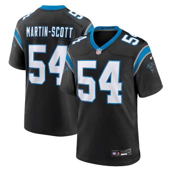 Carolina Panthers Bam Martin Scott Nike Black Team Game Jersey