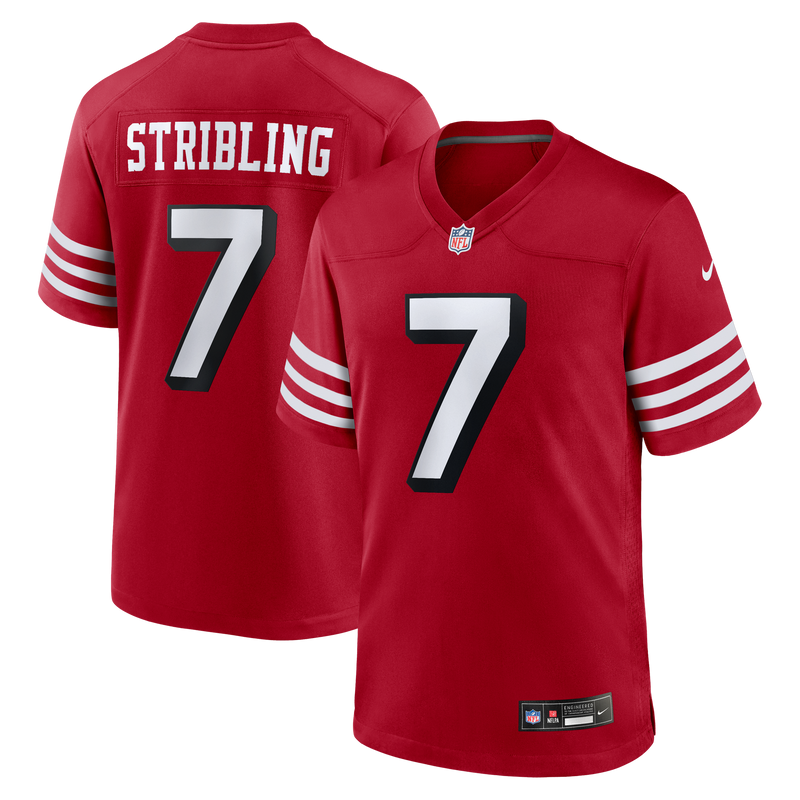 San Francisco 49ers De'Zhaun Stribling Nike Scarlet Alternate Game Jersey