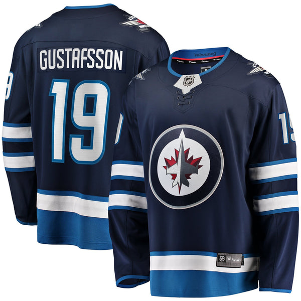 Winnipeg Jets David Gustafsson Fanatics Navy Home Premier Breakaway Player Jersey