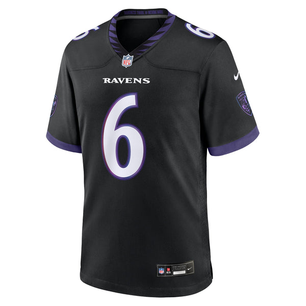 Baltimore Ravens Ja'Kobi Lane Nike Black Alternate Game Jersey