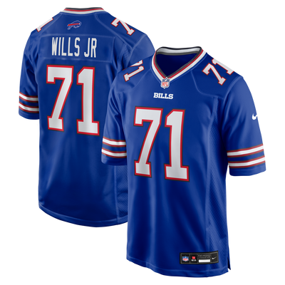 Buffalo Bills Jedrick Wills Jr. Nike Royal Team Game Jersey