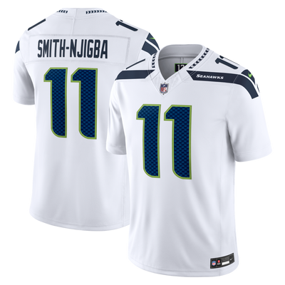 Seattle Seahawks Jaxon Smith-Njigba Nike White Vapor F.U.S.E. Printed Limited Jersey