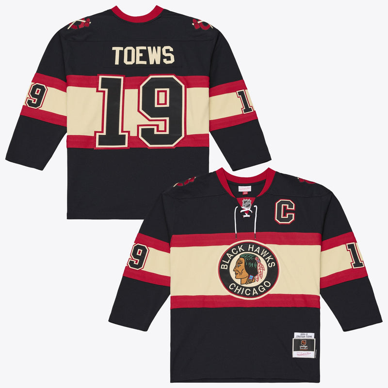 Chicago Blackhawks Jonathan Toews Mitchell & Ness Black 2009/10 Power Play Jersey
