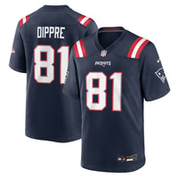New England Patriots CJ Dippre Nike Navy Team Game Jersey