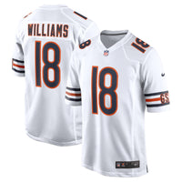 Chicago Bears Caleb Williams Nike White First Round Pick Player Game Jersey