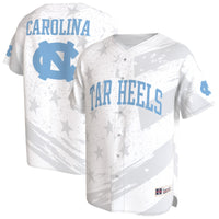 North Carolina Tar Heels GameDay Greats Lightweight Collegiate Baseball Americana Fashion Jersey - White