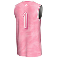 #1 Louisville Cardinals GameDay Greats Lightweight Basketball Fashion Jersey - Pink