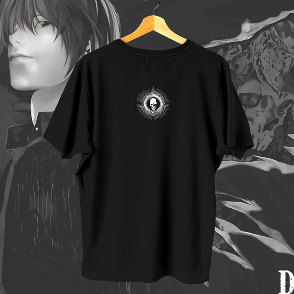 Winged Heart Crest Quote - Death Note Oversized Tee
