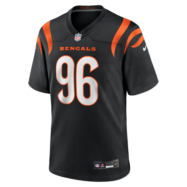 Cincinnati Bengals Cam Sample Nike Black Game Jersey