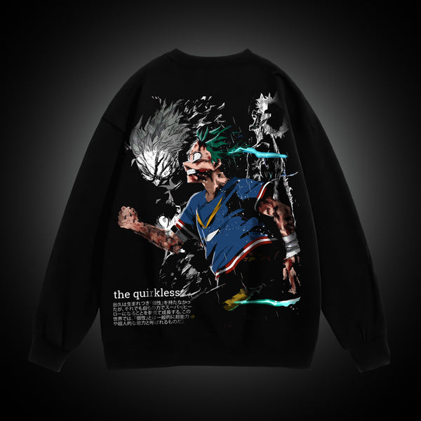 Deku The Quirkless - My Hero Academia Oversized Sweatshirt