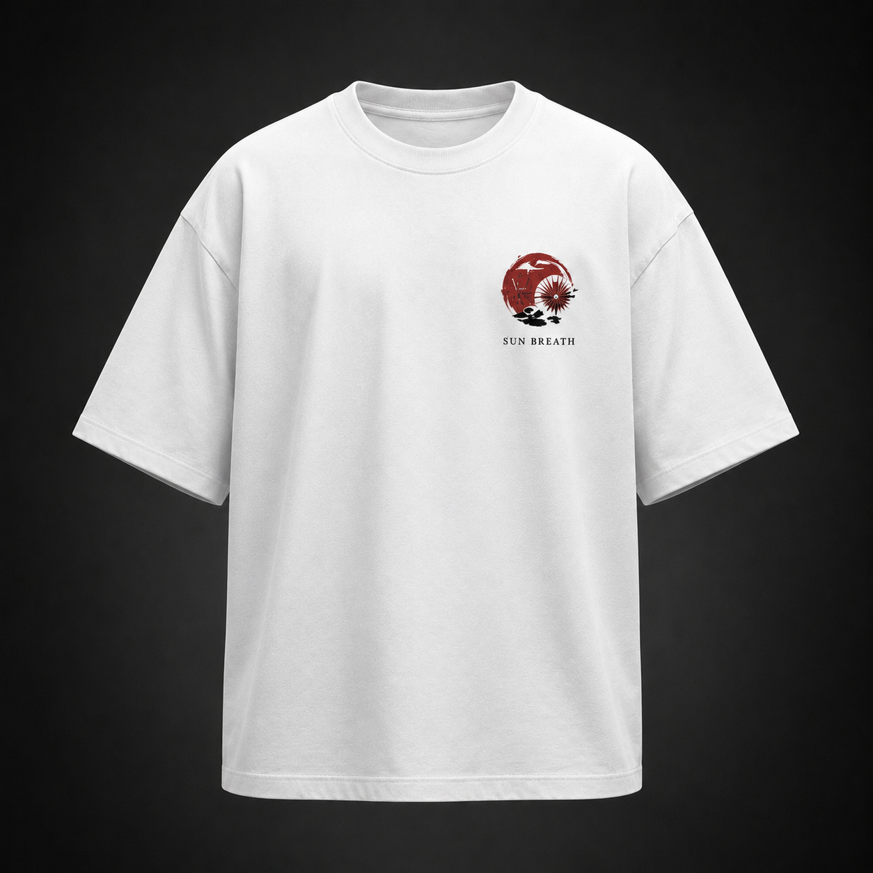 White t-shirt with Demon Slayer Demon Hunter Squad graphic – photo 2