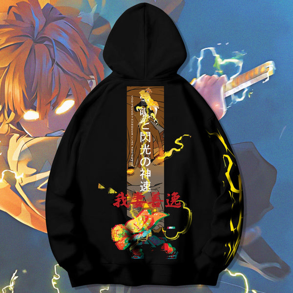 Zenitsu Thunder - Demon Slayer Oversized Hoodie