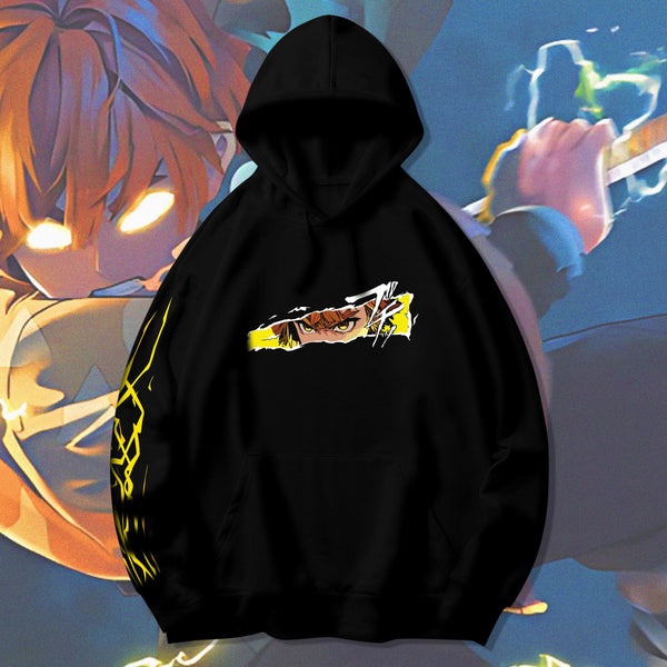 Zenitsu Thunder - Demon Slayer Oversized Hoodie