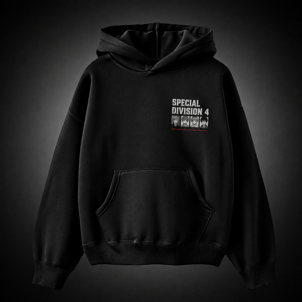 Black hoodie with Denji (Chainsaw Man), Aki Hayakawa, Power, Makima Bloody Chainsaw Squad graphic – photo 2