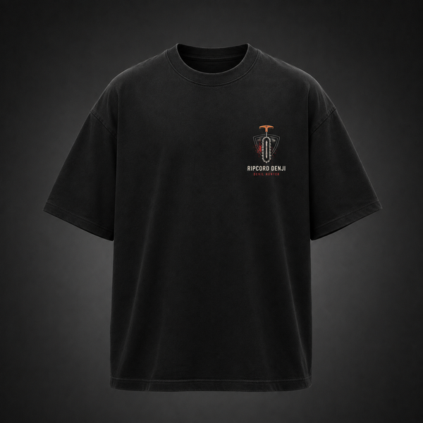 Black t-shirt with Denji Chainsaw Man Ripcord Mode graphic – photo 2