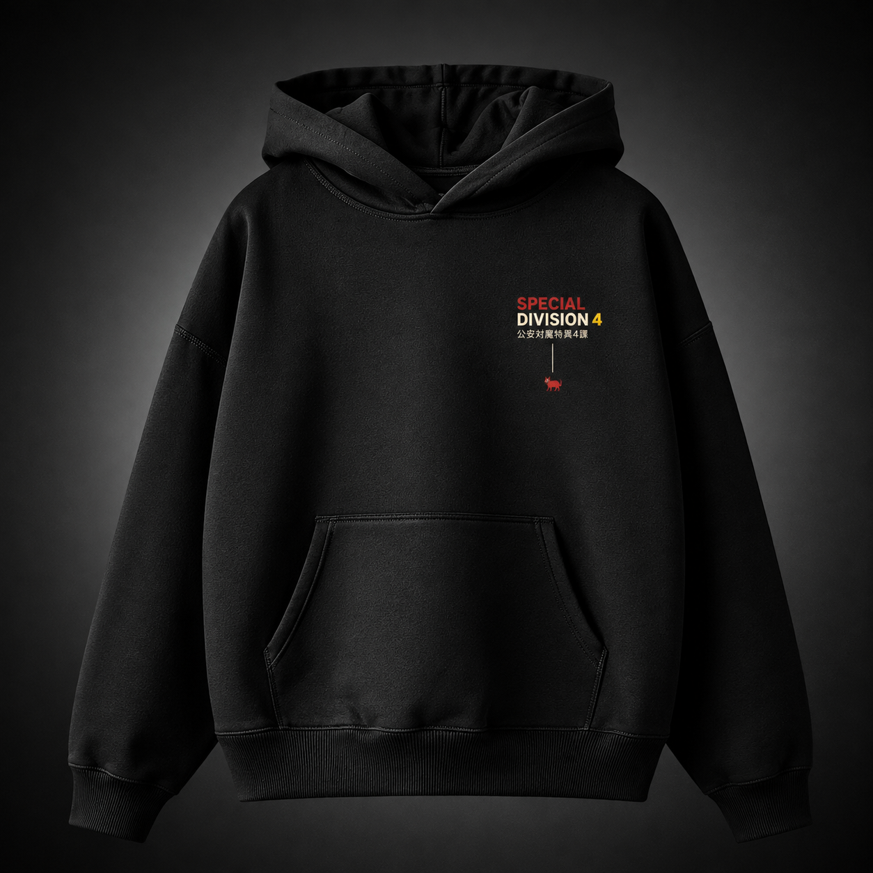Black hoodie with Denji, Power, Makima, Aki Hayakawa Chainsaw Man Devil Extermination graphic – photo 2