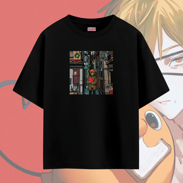 Denji & Pochita - Chainsaw Man Oversized Tee