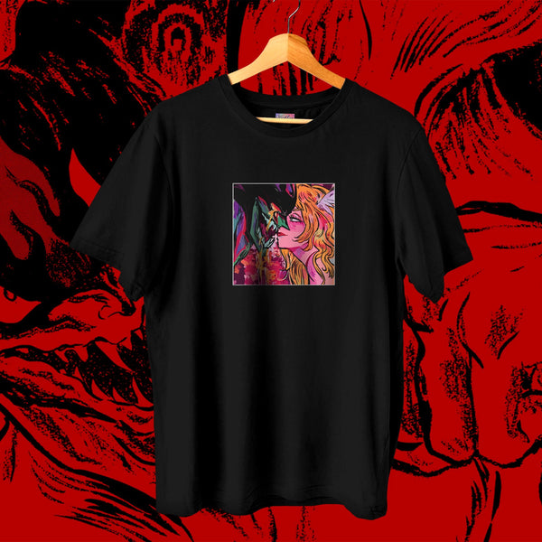 Forbidden Kiss - Devilman Crybaby Oversized Tee