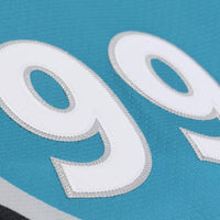1997 NHL All-Star Game Wayne Gretzky Mitchell & Ness Teal Power Play Jersey