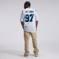 Detroit Lions Aidan Hutchinson Nike Silver 2026 Rivalries Collection Game Jersey