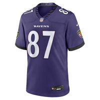 Baltimore Ravens Nick Vannett Purple jersey – view 2