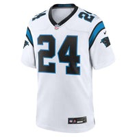 Carolina Panthers Jonathon Brooks White jersey – view 2
