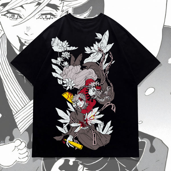 Doma Lotus of Deception - Demon Slayer Oversized Tee