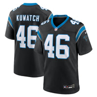 Carolina Panthers Jackson Kuwatch Black jersey – view 1