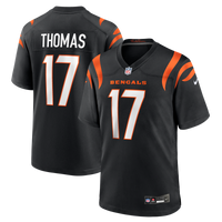 Cincinnati Bengals Noah Thomas Nike Black Team Game Jersey