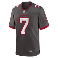 Tampa Bay Buccaneers Bucky Irving Nike Pewter Alternate Game Jersey