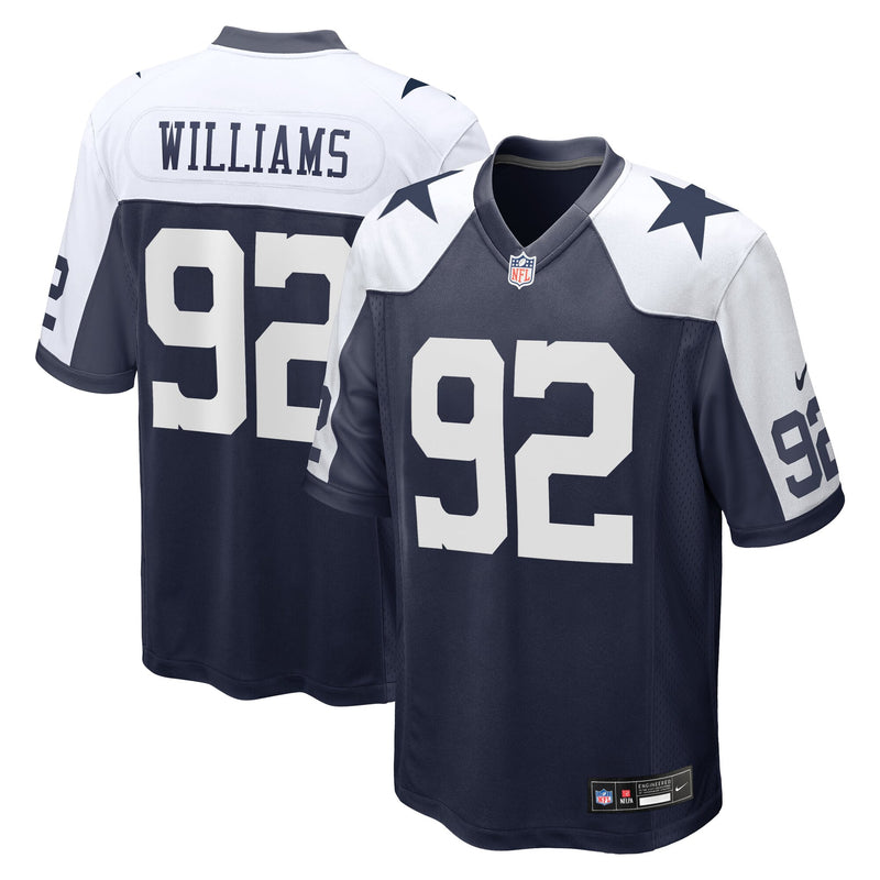 Dallas Cowboys Quinnen Williams Navy jersey – view 1