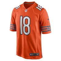 Chicago Bears Caleb Williams Nike Orange Alternate Player Game Jersey
