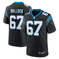 Carolina Panthers Corey Bullock Nike Black Team Game Jersey