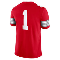 #1 Ohio State Buckeyes Nike Home Game Football Jersey - Scarlet