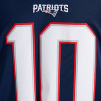 New England Patriots Drake Maye Nike Navy Team Vapor F.U.S.E. Printed Limited Jersey