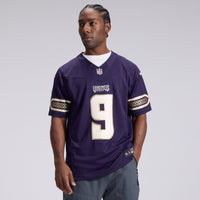 Minnesota Vikings J.J. McCarthy Nike Purple 2026 Rivalries Collection Printed Limited Jersey