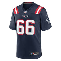 New England Patriots Will Campbell Nike Navy Team Game Jersey