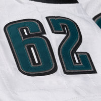 Philadelphia Eagles Jason Kelce Mitchell & Ness White 2011 Authentic Throwback Jersey