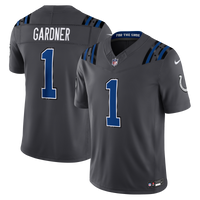 Indianapolis Colts Ahmad Sauce Gardner Nike Anthracite 2026 Rivalries Collection Printed Limited Jersey