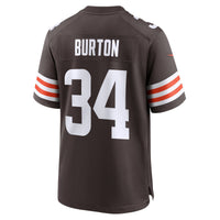 Cleveland Browns Michael Burton Brown jersey – view 5